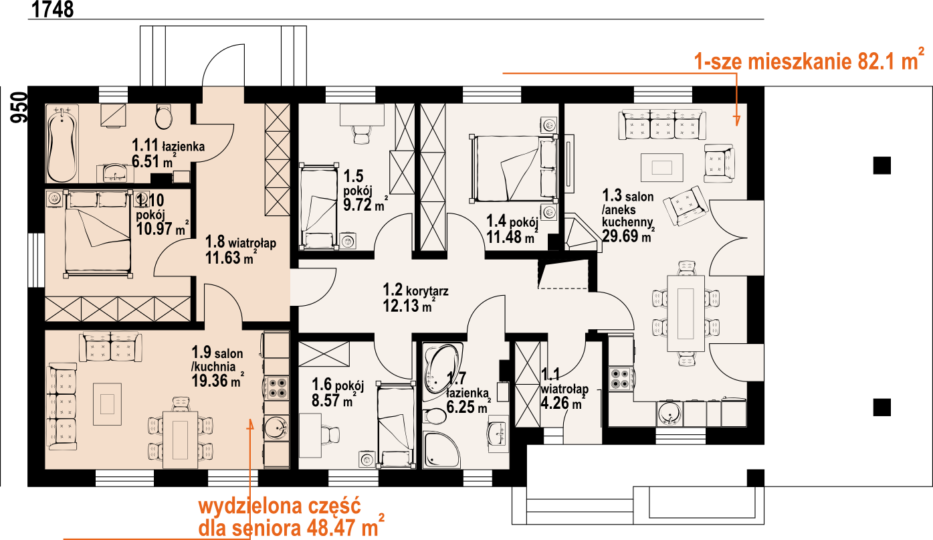 Zweifamilienhaus Bungalow