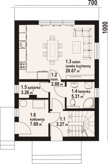 winterfestes Holzrahmenhaus ZH1562