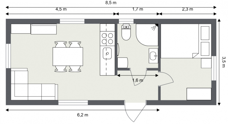 Mobilheim BENTE plan