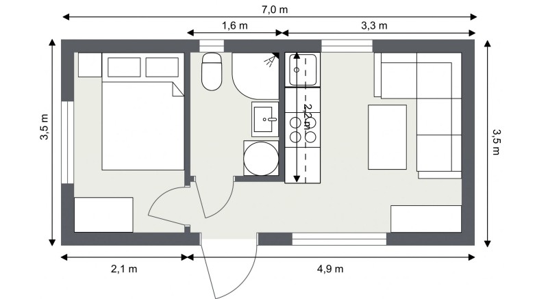 Mobilheim ANNE-22,5-15cm